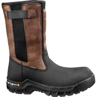Carhartt Men's Rugged Flex 10 Inch Work Boot - Composite Toe - 9 Wide - Brown Oiltan / Black Coated
