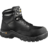 Carhartt Men's 6 Inch Rugged Flex Puncture Resistant Waterproof CSA Wo - 10 Wide - Black Oil Tanned