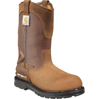 Carhartt Men's Wellington 11 Inch Waterproof Boot - Steel Toe - 10.5 - Bison Brown Oil Tan
