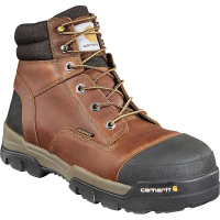 Carhartt Men's Ground Force 6 Inch Waterproof Work Boot - Composite To - 13 - Peanut Oil Tan Leather