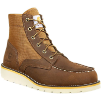 Carhartt Men's Wedge 6 Inch Moc Toe Boot - Soft Toe - 10 Wide - Brown Leather / Tan Duck