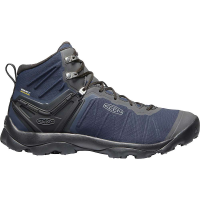 KEEN Men's Venture Mid Height Waterproof Hiking Boots - 8 - Blue Nights / Raven