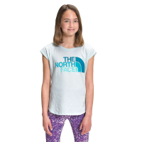 The North Face Girls' Graphic SS Tee - Large - Ice Blue