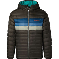 Cotopaxi Men's Fuego Down Hooded Jacket - Large - Iron Stripes