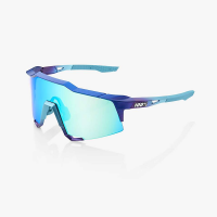 100% Speedcraft Sunglasses - One Size - Matte Metallic Into Fade/Blue Topaz Mult Mir Lens