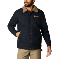 Columbia Men's Roughtail Sherpa Lined Field Jacket - Small - Black / Flax