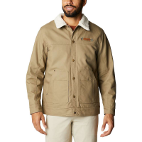 Columbia Men's Roughtail Sherpa Lined Field Jacket - Medium - Flax / Chalk