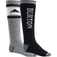 Burton Men's Weekend Midweight Sock - 2 Pack - Medium - True Black
