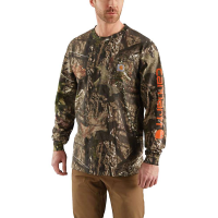 Carhartt Men's Workwear Graphic Camo Sleeve LS T-Shirt - 4XL - Mossy Oak Break-Up Country