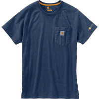 Carhartt Men's Force Cotton Delmont SS T-Shirt - 4XL Regular - Light Huron Heather