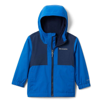 Columbia Toddler Boys' Rainy Trails Fleece Lined Jacket - 2T - Bright Indigo / Coll Navy Slub
