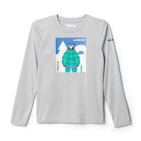 Columbia Toddler Boys' Grizzly Peak LS Graphic Tee - 3T - Columbia Grey Bearly Ready
