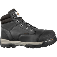 Carhartt Men's Ground Force 6 Inch Waterproof Work Boot - Composite To - 14 - Black Oil Tanned
