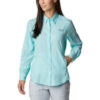 Columbia Women's Tamiami II LS Shirt - Large - Gulf Stream