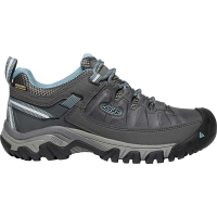KEEN Women's Targhee 3 Rugged Low Height Waterproof Hiking Shoes - 6 - Magnet / Smoke Blue