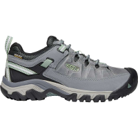 KEEN Women's Targhee 3 Rugged Low Height Waterproof Hiking Shoes - 9 - Bleacher / Duck Green
