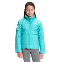 The North Face Girls' Reversible Mossbud Swirl Jacket - XS - Transantarctic Blue
