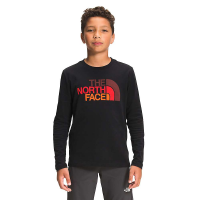 The North Face Boys' Graphic LS Tee - XL - TNF Black
