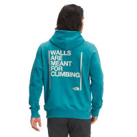 The North Face Walls Are Meant For Climbing Pullover Hoodie - Large - Enamel Blue / Vintage White
