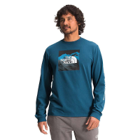 The North Face Men's Logo Play LS Tee - XL - Monterey Blue
