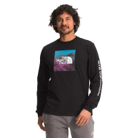 The North Face Men's Logo Play LS Tee - Large - TNF Black