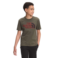 The North Face Boys' Graphic SS Tee - XS - New Taupe Green / TNF Black / Fiery Red