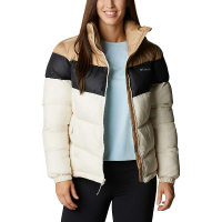 Columbia Women's Puffect Color Blocked Jacket - Small - Chalk / Black / Beach