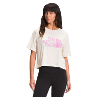 The North Face Women's Half Dome Cropped SS Tee - Small - Vintage White