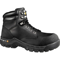 Carhartt Men's Rugged Flex 6 Inch Waterproof Work Boot - Composite Toe - 8 - Black Oil Tanned