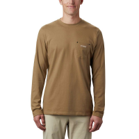 Columbia Men's Rough Tail Work LS Pocket Tee - Small - Flax