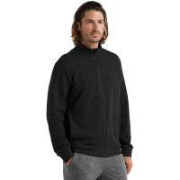 Icebreaker Men's Central LS Zip Sweatshirt - XL - Black
