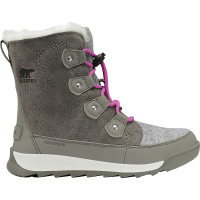 Sorel Infant Whitney II Joan Lace Boot - 12 - Quarry / Bright Lavender
