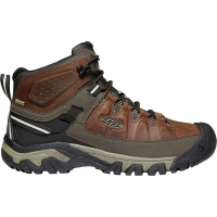 KEEN Men's Targhee 3 Rugged Mid Height Waterproof Hiking Boots - 11 - Chestnut / Mulch