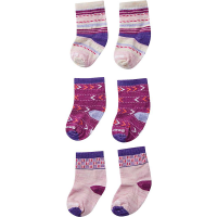 Smartwool Toddlers' Trio Sock - 24M - Pink Nectar