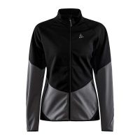 Craft Sportswear Women's Glide Jacket - Small - Black / Granite