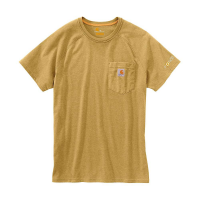 Carhartt Men's Force Cotton Delmont SS T-Shirt - Medium Regular - Yellowstone Heather