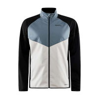 Craft Sportswear Men's Glide Block Jacket - Small - Black / Trooper