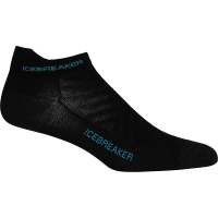 Icebreaker Women's Run+ Ultralight Micro Sock - Large - Black
