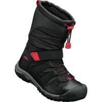 KEEN Youth Winterport Neo DT WP Boot - 2 - Black / Red Carpet