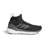 Adidas Women's Terrex Free Hiker GTX Shoe - 7.5 - Carbon / Grey Four / Glow Blue