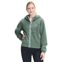 The North Face Women's Dunraven Full Zip Hoodie - XXL - Laurel Wreath Green / Silver Blue