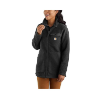 Carhartt Women's Relaxed Fit Fleece Coat - Medium - Black