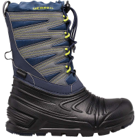 Merrell Boys' Snow Quest Lite 3.0 Waterproof Boot - 4 - Navy / Black / Grey