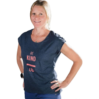 Ultimate Direction Women's Casual Tee - Small - Navy Blue