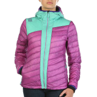 La Sportiva Women's Frontier Down Jacket - Large - Purple / Mint