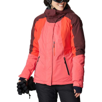 Columbia Women's Glacier View Insulated Jacket - XL - Bright Geranium / Bold Orange / Malbec