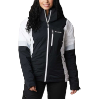 Columbia Women's Snow Diva Insulated Jacket - Small - Black / White / Cirrus Grey