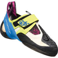 La Sportiva Women's Skwama Climbing Shoe - 41 - Apple Green / Cobalt Blue