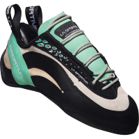 La Sportiva Women's Miura Climbing Shoe - 41 - White / Jade Green