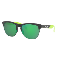 Oakley Frogskins Lite FF Sunglasses - One Size - Black Bright Green / Prizm Jade